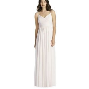 Jenny Packham Bridesmaids blush pink rhinestone strap chiffon dress JP1022 NWOT